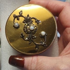 Pill Case & Collapsible Cup Signed Copyright Vintage